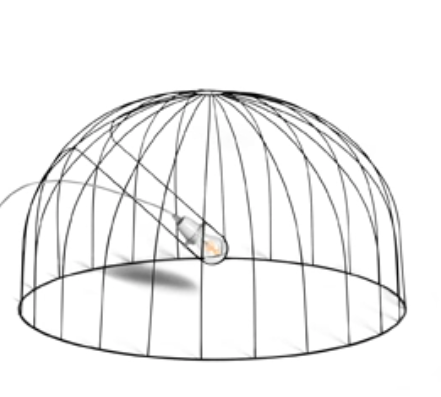 De Padova - Lampara de colgar Mogura D37