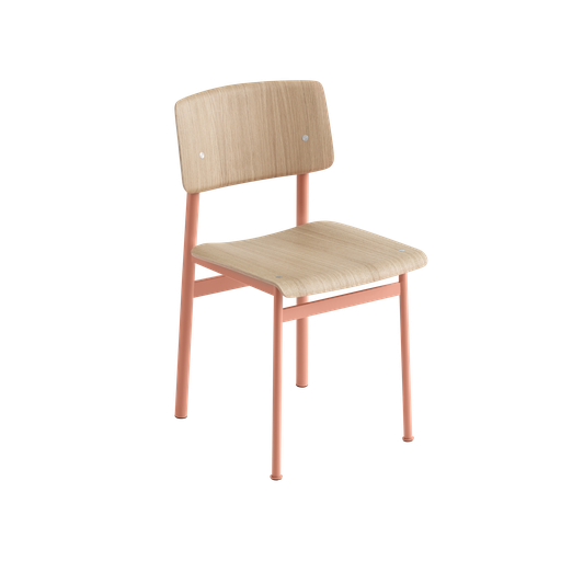Silla Loft- Oak/ Dusty Rose