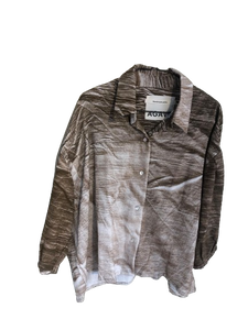 camisa globo marron