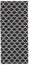 Cargar imagen en el visor de la galería, Alfombra Interior y Exterior Wave Black - monoccino