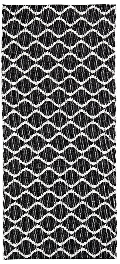 Alfombra Interior y Exterior Wave Black - monoccino