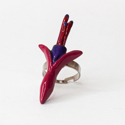 Anillo Flor del Chilco Chubut-monoccino