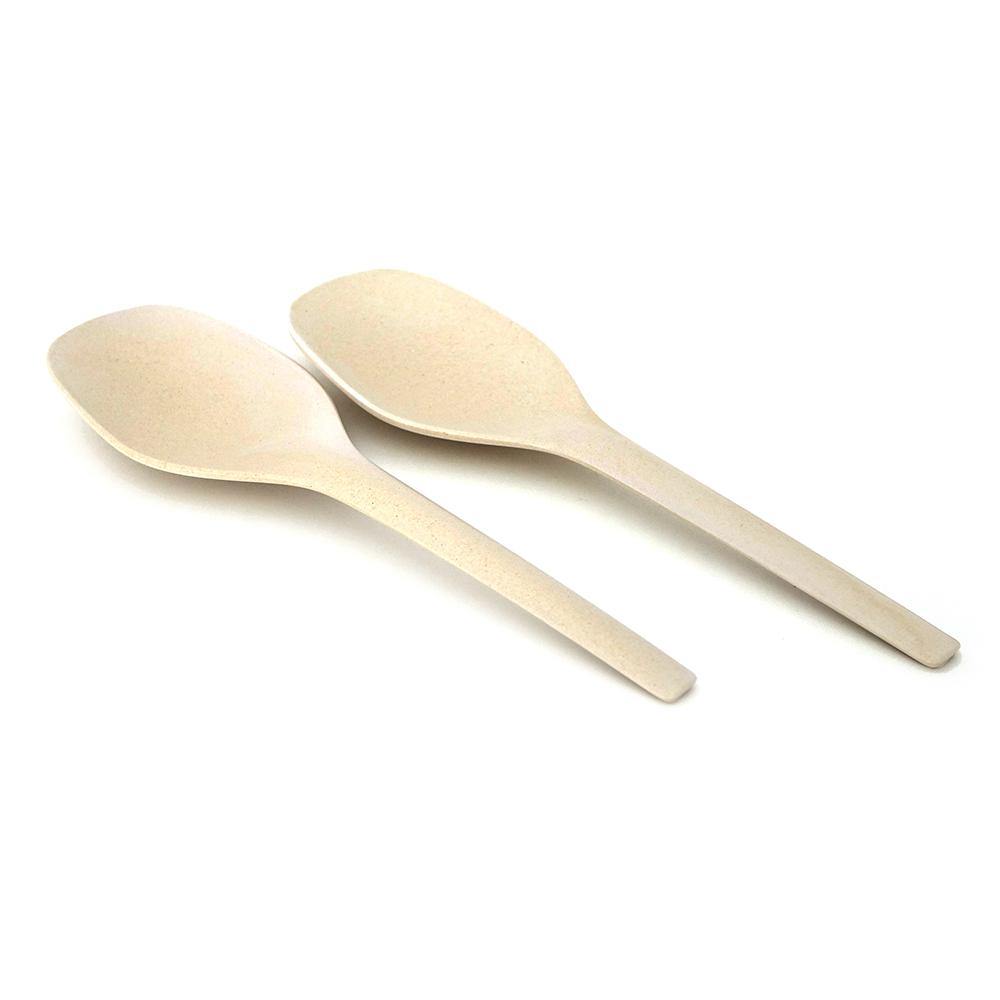 Set de Cucharas de Servir Blanco - monoccino