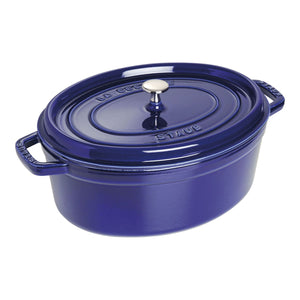 COCOTTE OVAL 33CM DARK BLUE STAUB CAST IRON-Vajilla-monoccino