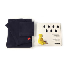 Cargar imagen en el visor de la galería, Toallas de Algodón Orgánico para Bebe Azul - monoccino