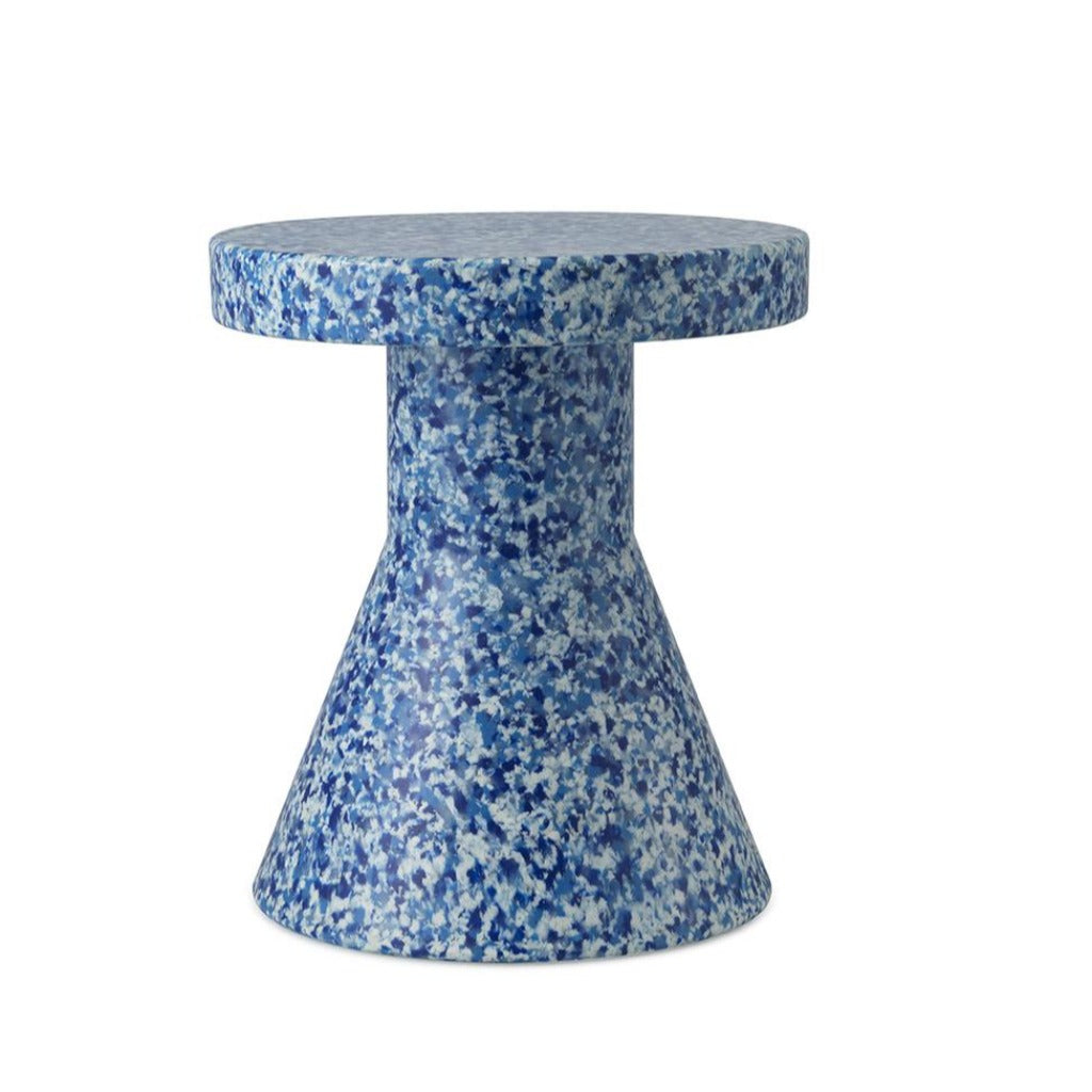 Bit stool- Azul-monoccino