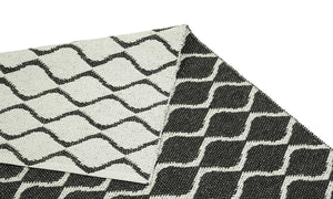 Alfombra Interior y Exterior Wave Black - monoccino
