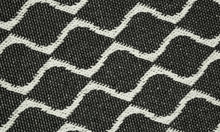 Cargar imagen en el visor de la galería, Alfombra Interior y Exterior Wave Black - monoccino
