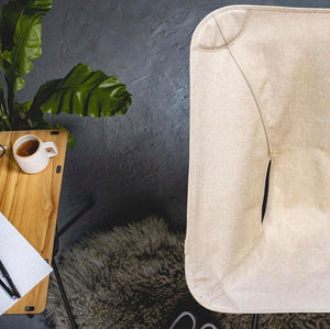 Silla Plegable Deco Home con Bolso | Chair One Beige - monoccino