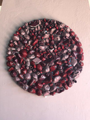 Circulo rojo ceramica - Leo Batistelli (7.500 usd)-monoccino