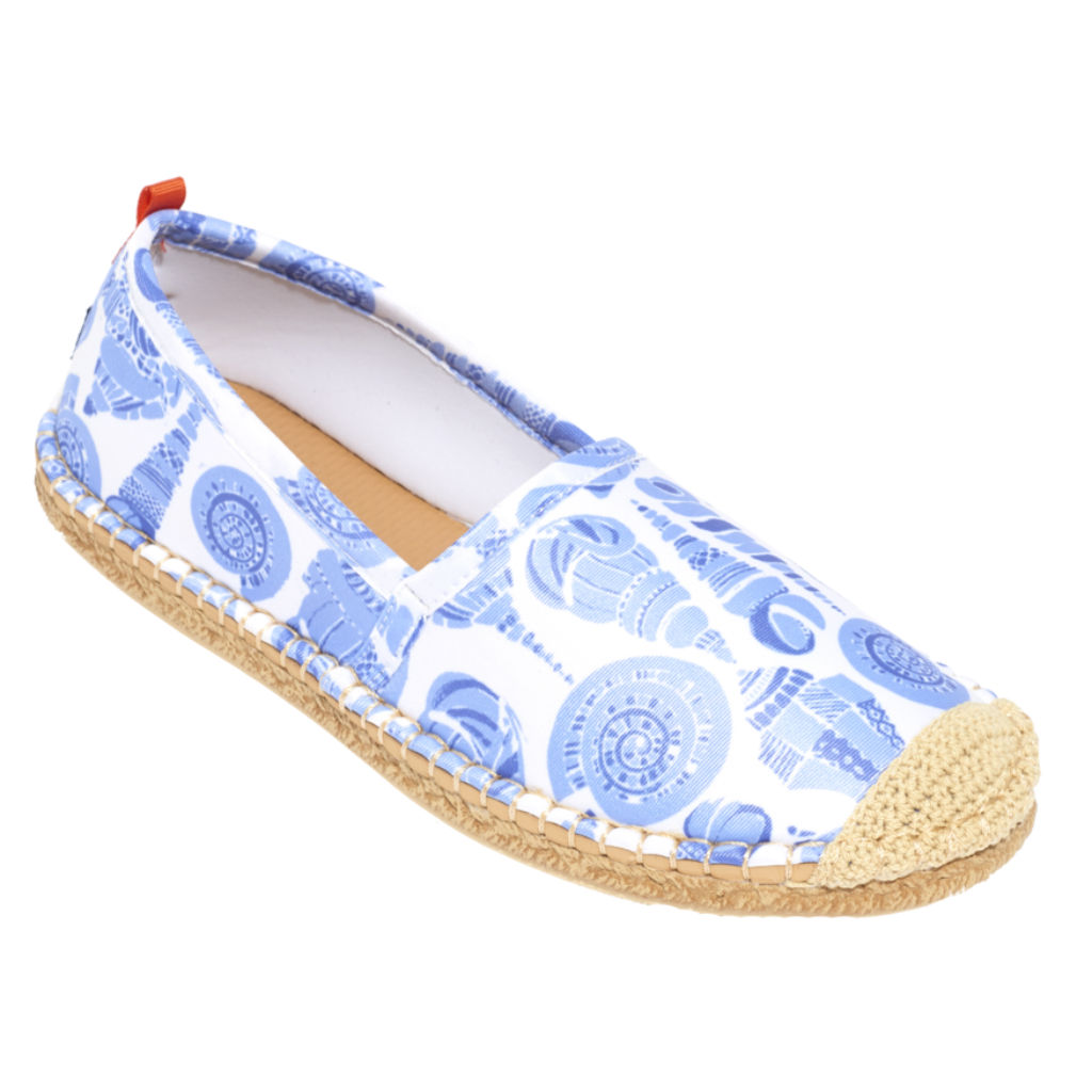 Alpargata de Neopreno Caribbean Blue Shell Print-Alpargatas-monoccino