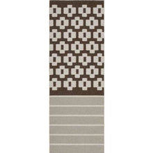 Cargar imagen en el visor de la galería, Alfombra interior y exterior Iris Dark Brown-Alfombra-monoccino