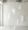 Puff Lamp Bubble White H: 50 x Ø: 35 cm