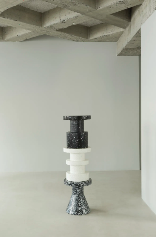 NORMANN COPENHAGEN - Bit Stool Cone Black/White