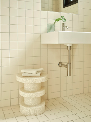 NORMANN COPENHAGEN - Bit Stool Stack White/White